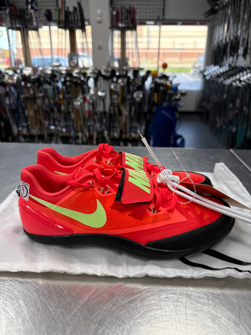 Vist Large View of Product Image Which is New Nike ZOOM ROTATIONAL 6 Track & Field Cleats Adult Orange Senior 9