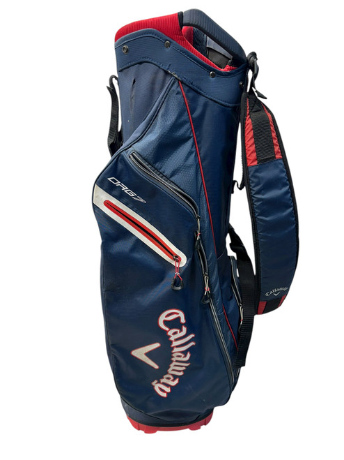 Vist Large View of Product Image Which is Used Callaway ORG 7 Mens Cart Bag White/Red/Navy
