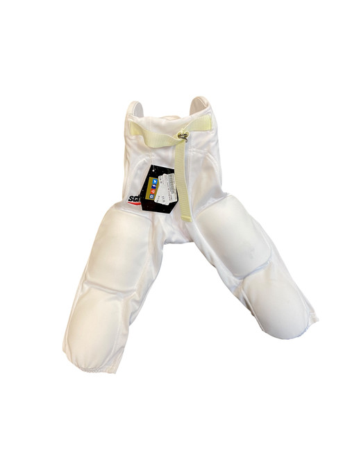 Vist Large View of Product Image Which is Used Schutt Youth FB Integrated Pants White SM