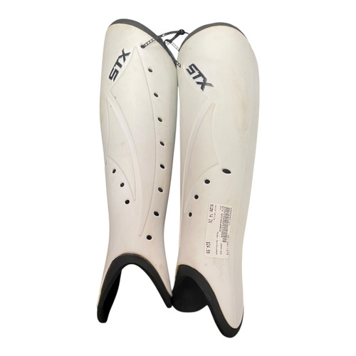 Vist Large View of Product Image Which is Used STX SHINGUARDS FH Shin Guards White 14"
