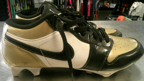 Vist Large View of Product Image Which is Used Nike Adult FB Cleats White Senior 13