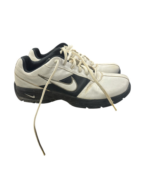 Vist Large View of Product Image Which is Used Nike Mens Golf Shoes White Senior 9.5
