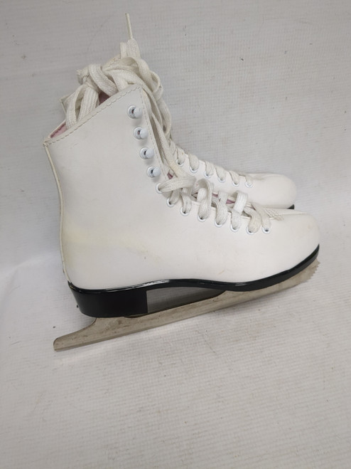 Vist Large View of Product Image Which is Used Lange CLASSIC WomensFigure Skate White Senior 5