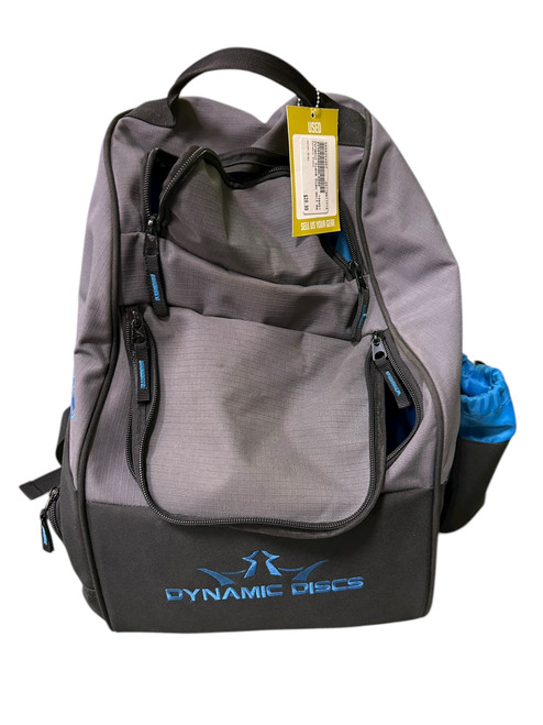Vist Large View of Product Image Which is Used Dynamic Discs Disc Golf Backpack Grey