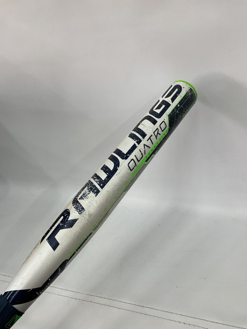 Vist Large View of Product Image Which is Used Rawlings QUATRO BB/SB Fastpitch Bat 33"