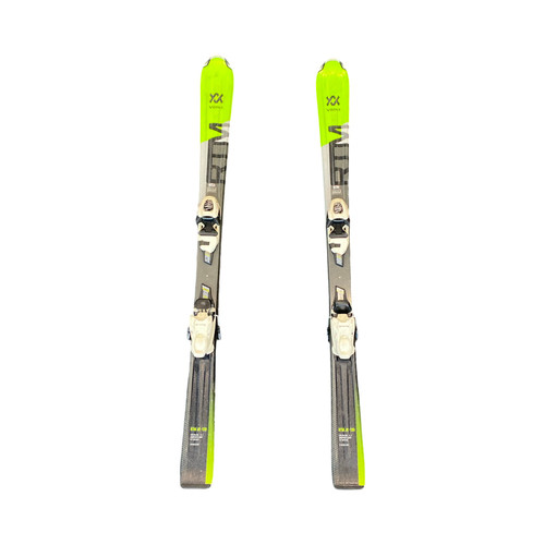 Vist Large View of Product Image Which is Used Volkl RTM Boys DH Ski/Binding Green 130 cm