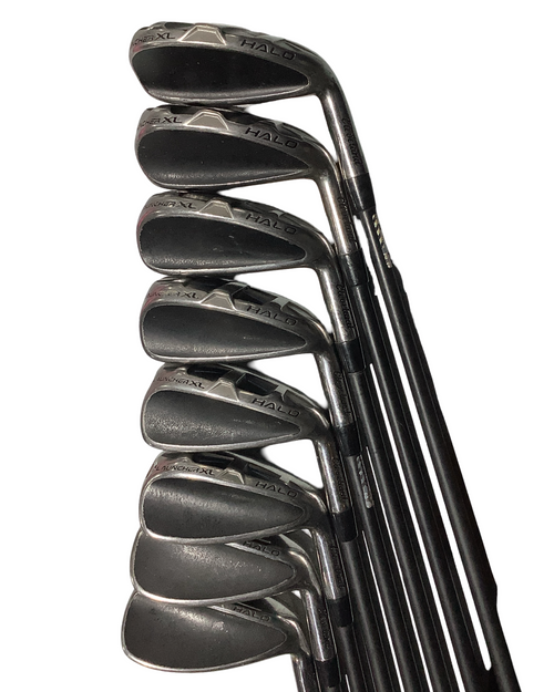 Vist Large View of Product Image Which is Used Cleveland LAUNCHER XL HALO Mens Iron Set RH 4I-GW/AW