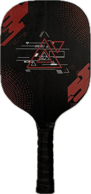 Vist Large View of Product Image Which is Used V2 Pickleball Racquet Red And Black