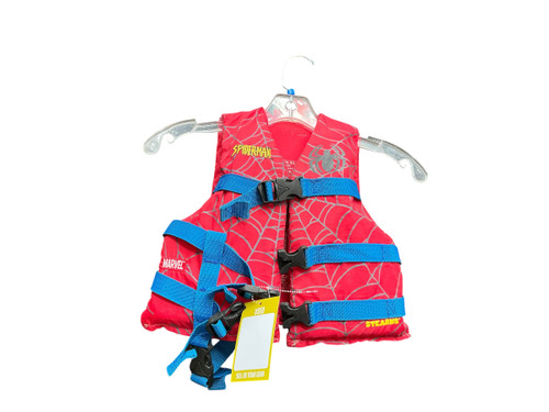 Vist Large View of Product Image Which is Used Stearns SPIDERMAN Child PFD Red Child 30-50