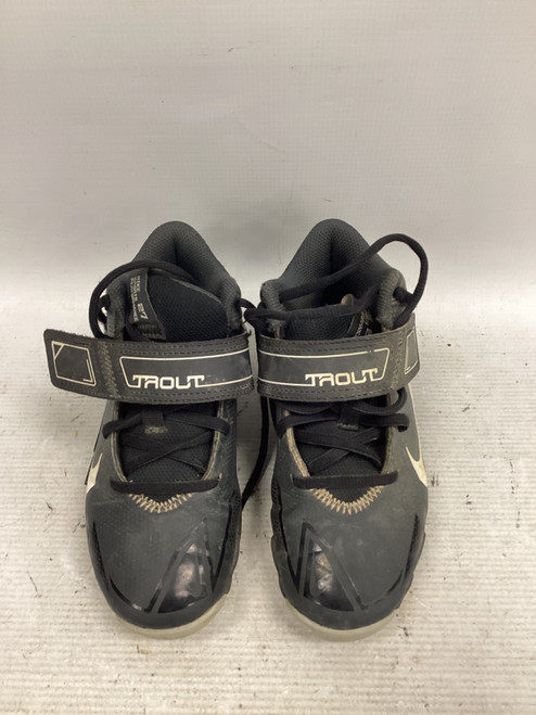 Vist Large View of Product Image Which is Used Nike TROUT BB/SB Cleats Black Junior 01.5