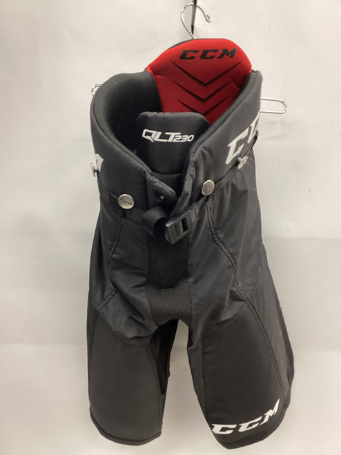 Vist Large View of Product Image Which is Used CCM QLT 230 Junior Pant Black SM