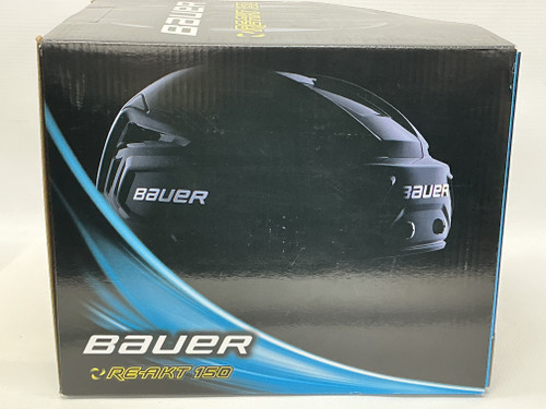 Vist Large View of Product Image Which is Used Bauer REAKT 150 Hockey Helmet Only Navy Blue SM