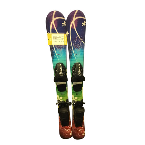 Vist Large View of Product Image Which is Used LUNA AXIS Girls Skis Only Royal Blue 80 cm