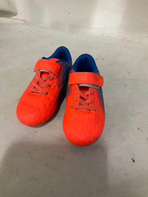 Vist Large View of Product Image Which is Used Soccer Cleats Orange Youth 11.0
