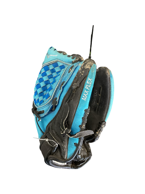 Vist Large View of Product Image Which is Used Mizuno POWER CLOSE BB/SB Glove RH Throw Royal Blue 11 1/2"