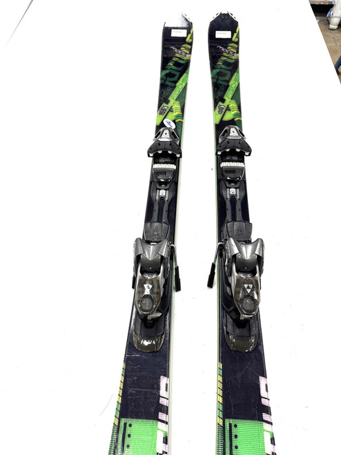 Vist Large View of Product Image Which is Used Fischer MOTIVE 76 Mens DH Ski/Binding Green 168 cm