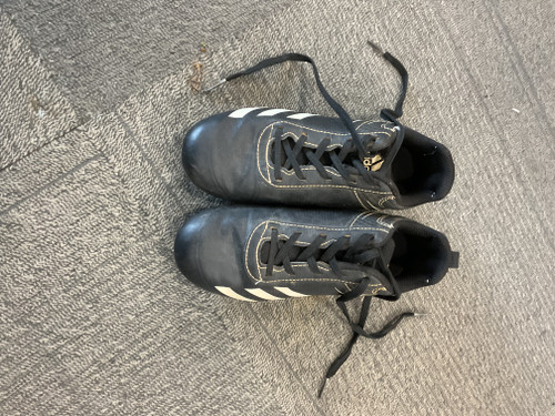 Vist Large View of Product Image Which is Used Adidas BASEBALL CLEATS BB/SB Cleats Black Youth 13.0