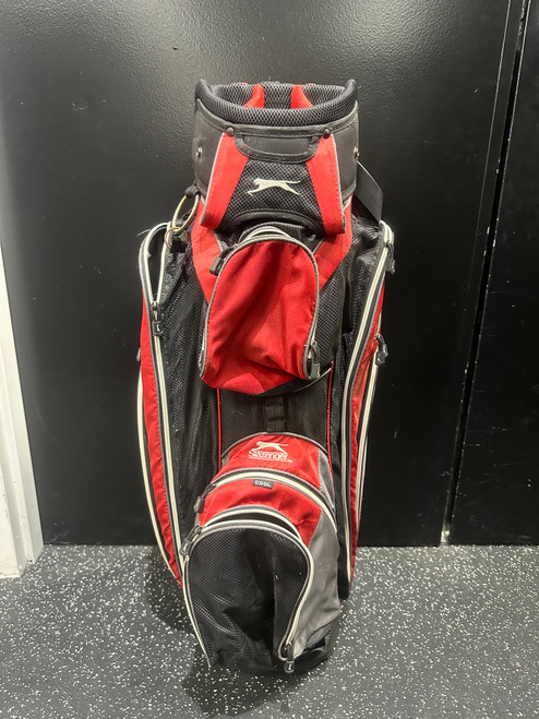 Vist Large View of Product Image Which is Used Slazenger RED CART BAG Womens Cart Bag Red