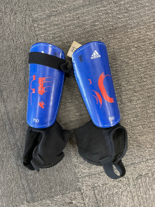 Vist Large View of Product Image Which is Used Adidas Soccer Shin Guards Junior Royal Blue SM