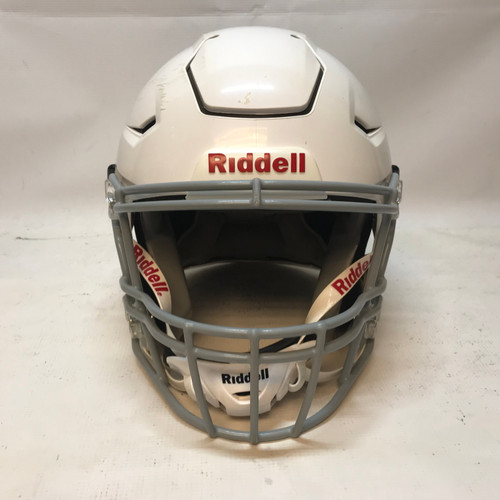Vist Large View of Product Image Which is Used Riddell SPEEDFLEX YOUTH FB Helmet White LG