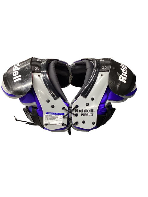 Vist Large View of Product Image Which is Used Riddell PURSUIT Football Shoulder Pads Black XS