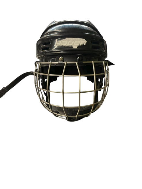 Vist Large View of Product Image Which is Used Bauer BHH1500S Helmet Cage Combo Black SM