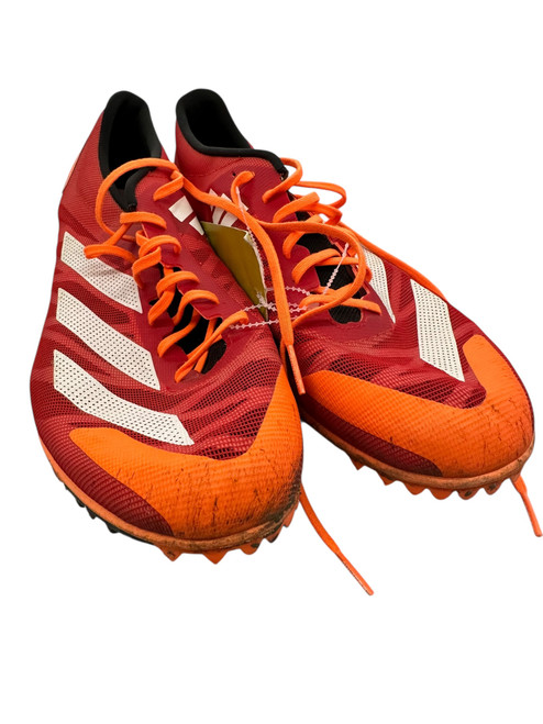 Vist Large View of Product Image Which is Used Adidas Track & Field Cleats Adult Red Senior 14