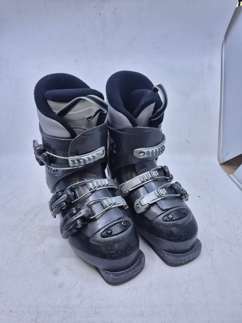Vist Large View of Product Image Which is Used Rossignol COMP J Boys DH Ski Boot Gold 205 MP - J01