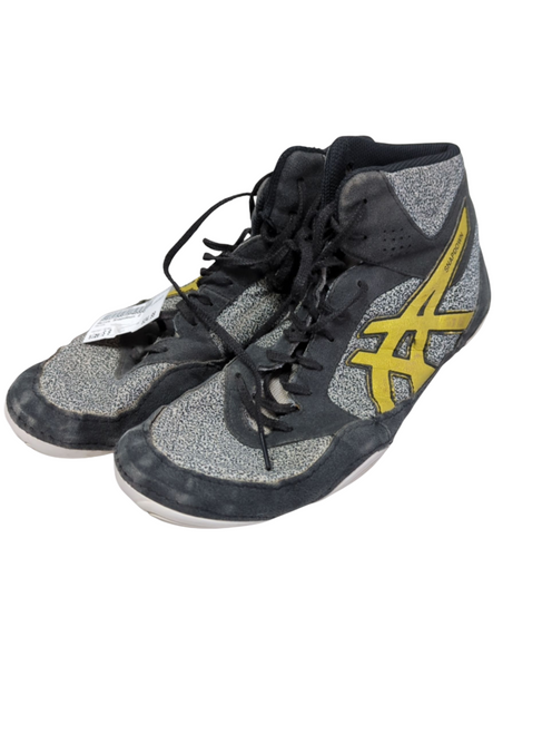Vist Large View of Product Image Which is Used Asics Wrestling Shoes Grey Senior 9
