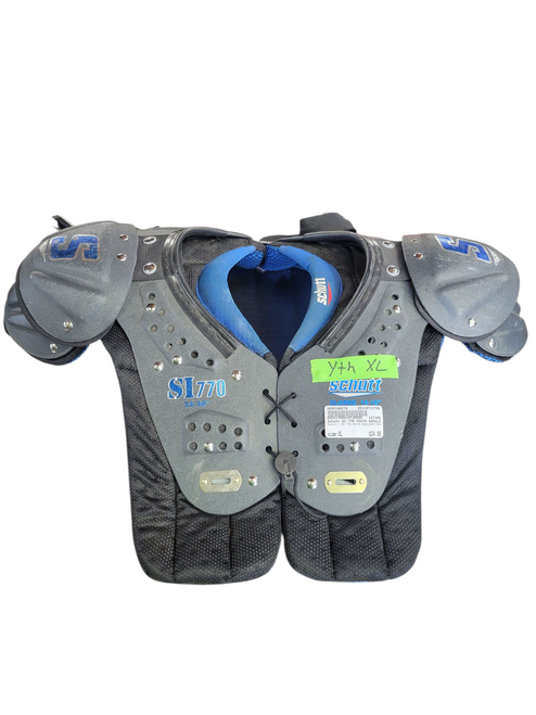 Vist Large View of Product Image Which is Used Schutt SI 770 YOUTH SHOULDER PADS FB Shoulder Pads None XL