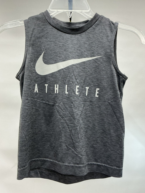 Vist Large View of Product Image Which is Used Nike NIKE M DRI FIT SLEEVELESS SHIRT Lacrosse Top A Grey MD