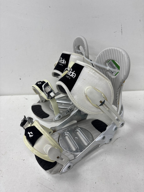 Vist Large View of Product Image Which is Used Ride VXN Womens Binding Only White M/L (New= $180)