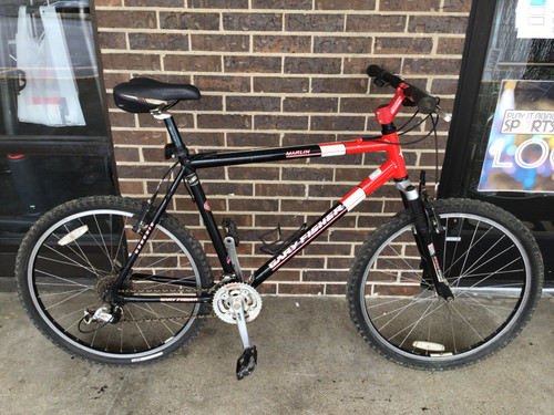Vist Large View of Product Image Which is Used Gary Fisher 2002 MARLIN MENS XL MOUNTAIN BIKE Mountain Bike Mens Red 53-57cm - 21-22" - XL Frame