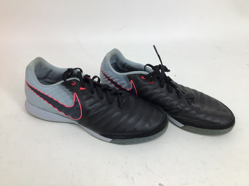 Vist Large View of Product Image Which is Used Nike TIEMPO X LIGERA IV SR 10.0 INDOOR SOCCER Soccer Indoor Shoes Black Senior 10