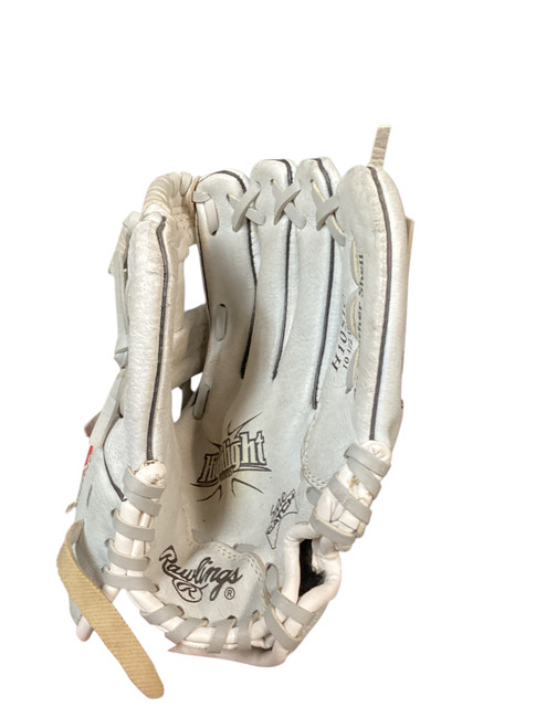 Vist Large View of Product Image Which is Used Rawlings HIGHLIGHT 10.5 GREY BB/SB Glove RH Throw Grey 10 1/2"