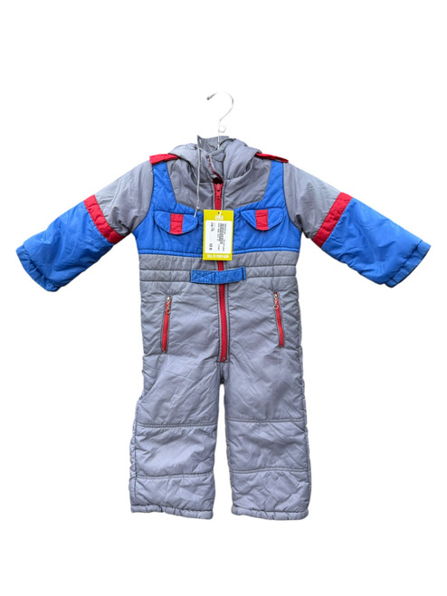 Vist Large View of Product Image Which is Used Yth Snow Bib Sz 2T - Grey/Red/Royal