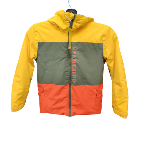 Vist Large View of Product Image Which is Used Quiksilver Outerwear Heavy Jacket Youth Yellow Small