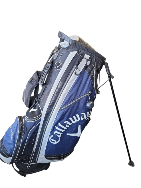 Vist Large View of Product Image Which is Used Callaway XTREME STAND BAG Mens Stand Bag Navy Blue