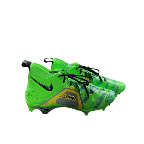 Vist Large View of Product Image Which is Used Nike ALPHA BB/SB Cleats Green Senior 11.5