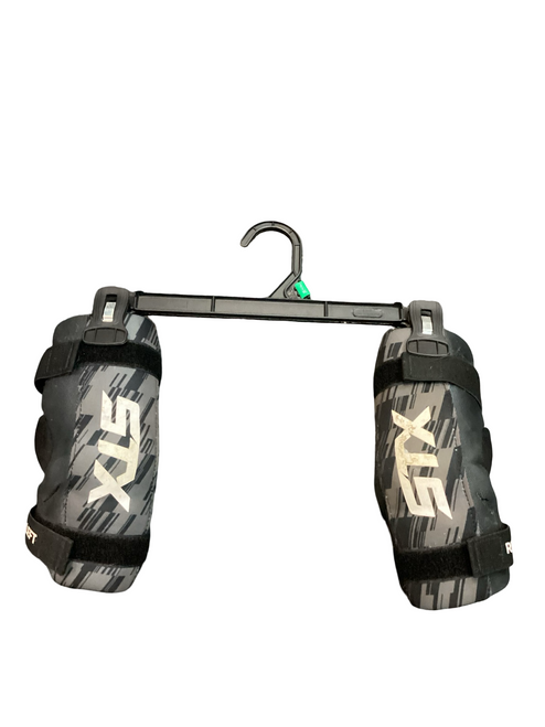 Vist Large View of Product Image Which is Used STX STALLION Lacrosse Arm Pads/Guards Black S/M