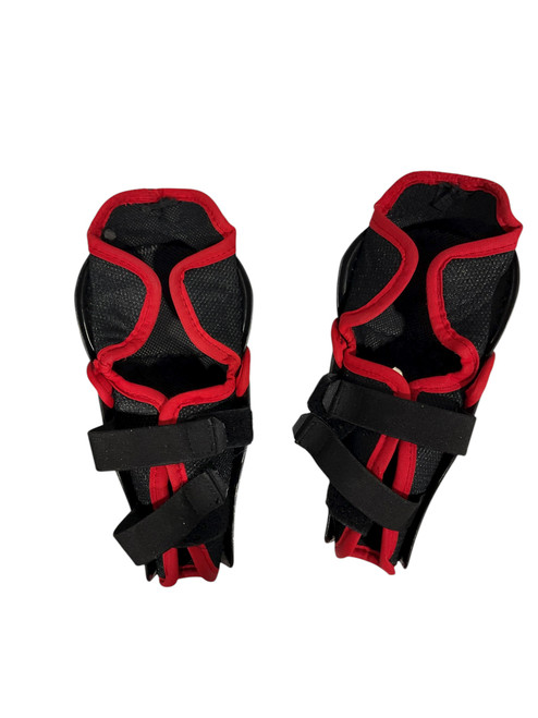 Vist Large View of Product Image Which is Used CCM Youth Shin Guards Black 8"