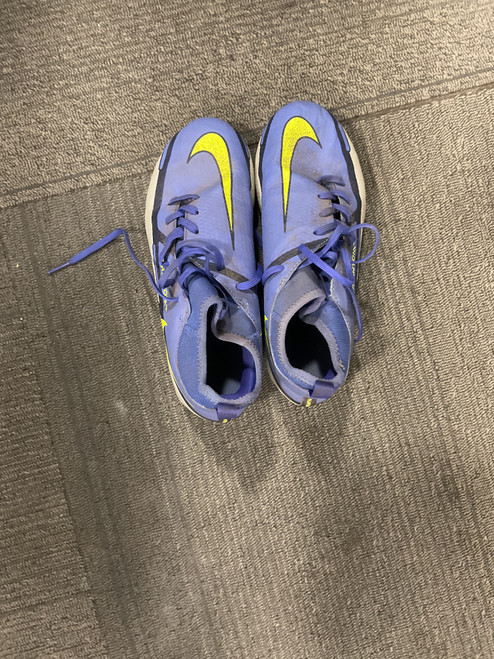 Vist Large View of Product Image Which is Used Nike Soccer Cleats Royal Blue Senior 5.5