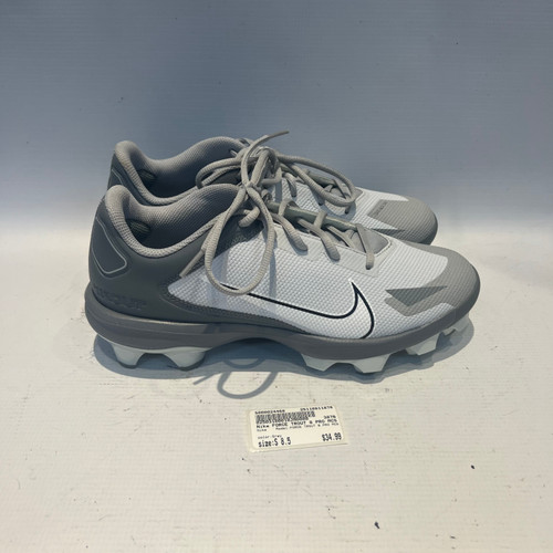 Vist Large View of Product Image Which is Used Nike FORCE TROUT 8 PRO MCS BB/SB Cleats Grey Senior 8.5