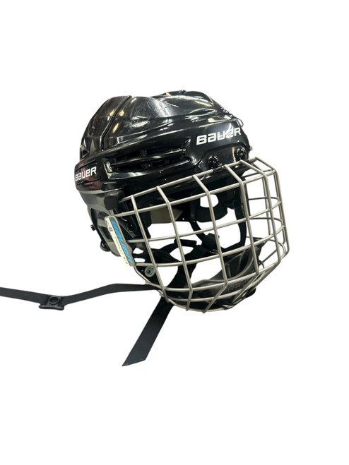 Vist Large View of Product Image Which is Used Bauer PROFILE Helmet Cage Combo Black SM