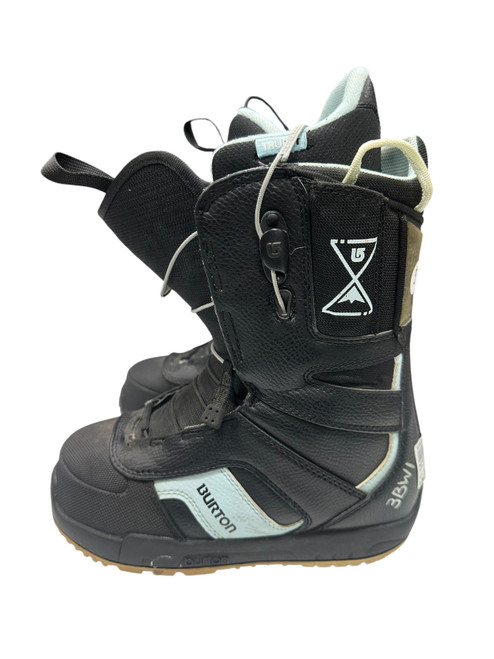Vist Large View of Product Image Which is Used Burton TRUEFIT Womens Snowboard Boots Black Senior 5