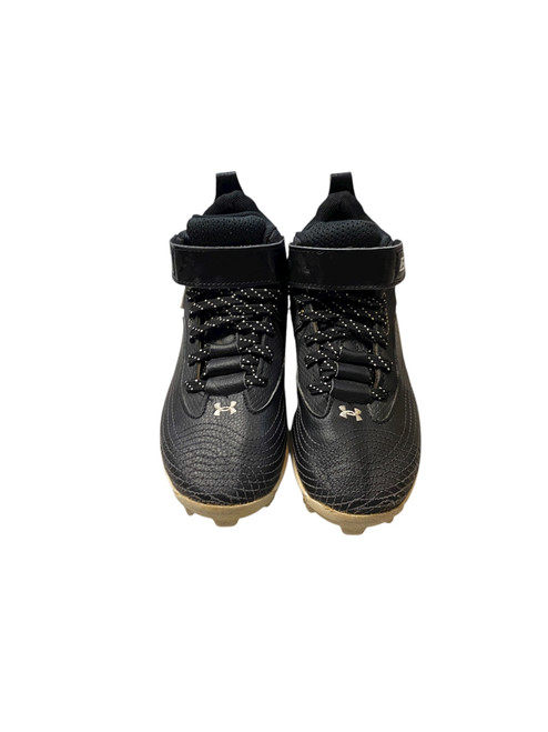 Vist Large View of Product Image Which is Used Under Armour BH BB/SB Cleats Black Youth 13.0