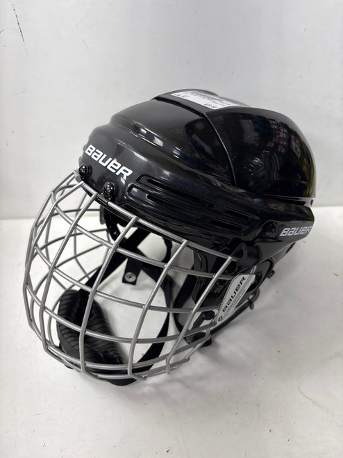 Vist Large View of Product Image Which is Used Bauer 2100 Helmet Cage Combo Black MD