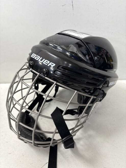 Vist Large View of Product Image Which is Used Bauer 2100 Helmet Cage Combo Black MD