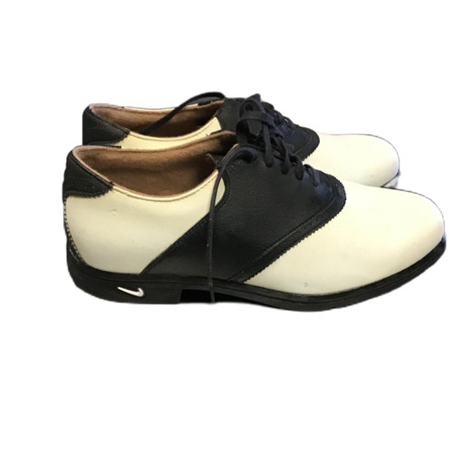 Vist Large View of Product Image Which is Used Nike 192095-101 Mens Golf Shoes White Senior 8.5