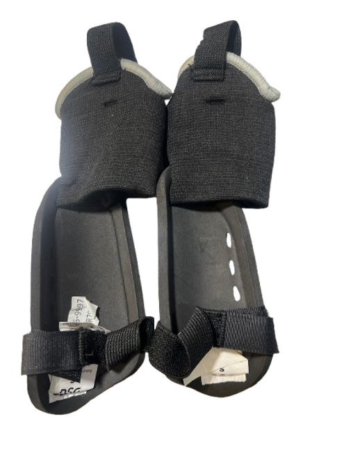 Vist Large View of Product Image Which is Used Soccer Shin Guards Youth Grey SM